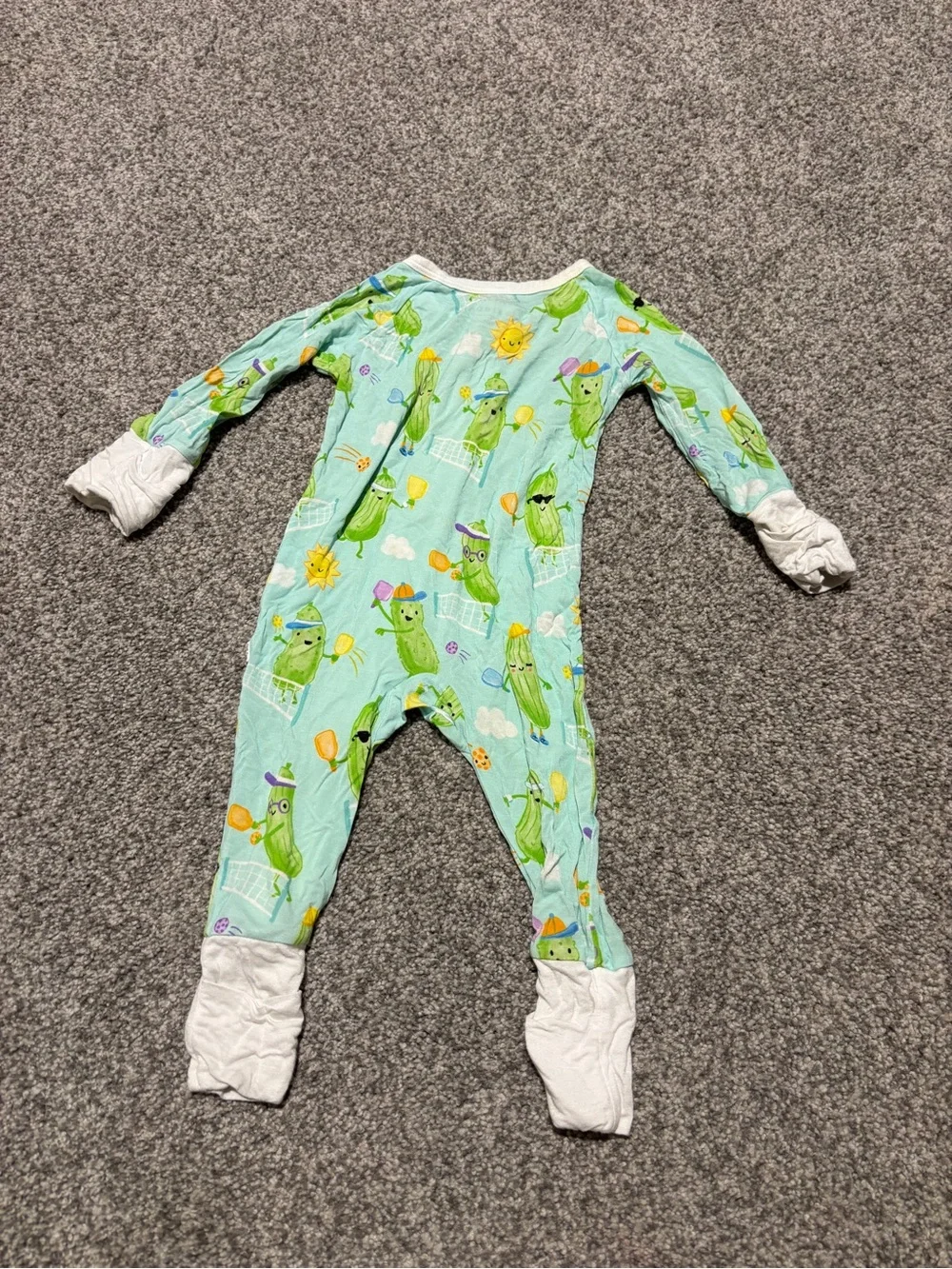 Little Sleepies - Pickleball Zippy (0-3 mo)